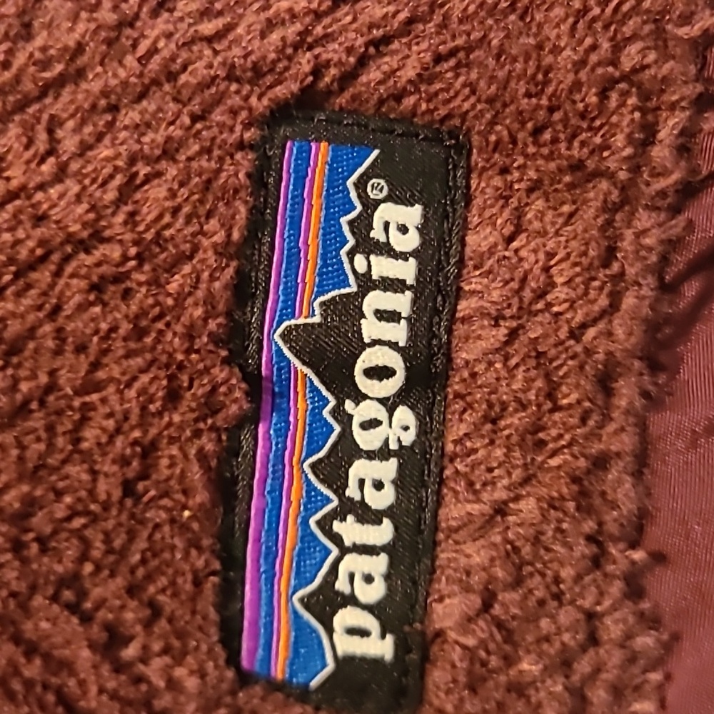 Patagonia Pullover Burgandy Polar Flece XS - Picture 3 of 11